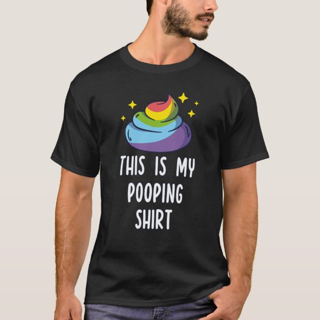 Camiseta This Is My Pooping (Frente)