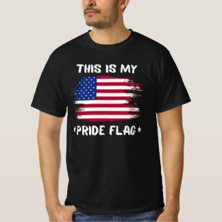 Camiseta This Is My Pride Flag | USA American 4th Of July P