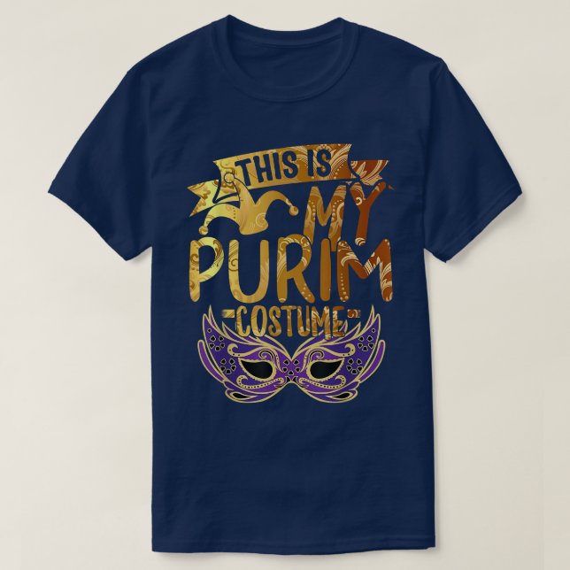 Camiseta This Is My Purim Costume Jewish Happy Purim Holida (Frente do Design)
