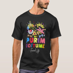 Camiseta This Is My Purim Mask Costume Funny Jewish Festiva