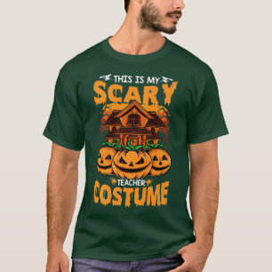 Camiseta This Is My Scary Teacher Costume Halloween Party M