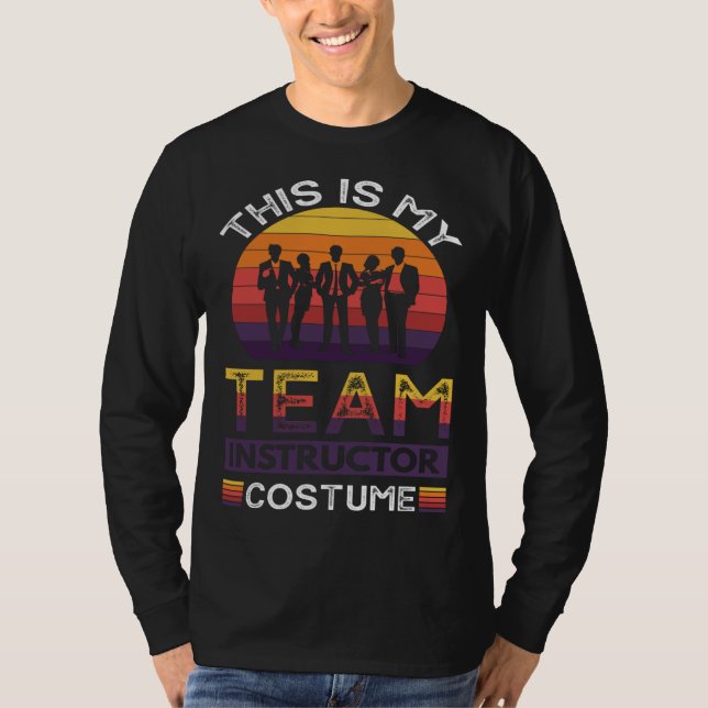 Camiseta This Is My Team Instructor Costume (Frente)