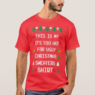 Camiseta This Is My Ugly Sweater Funny Christmas Xmas Holid