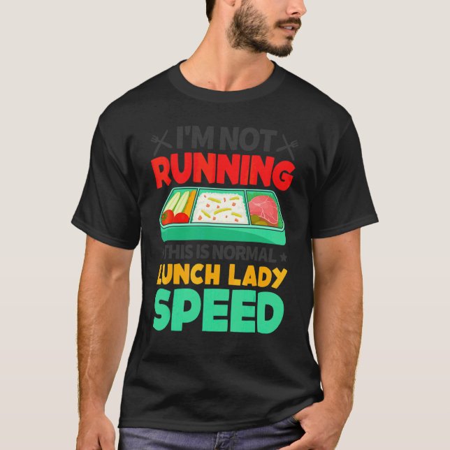 Camiseta This Is Normal Lunch Lady Back to School Retro App (Frente)
