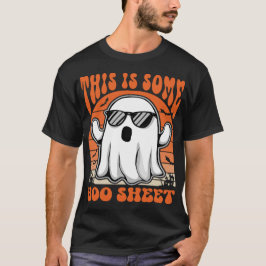 Camiseta This Is Some Boo Sheet Retro Ghost Halloween