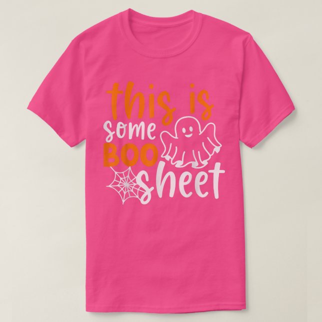 Camiseta This Is Some Boo Sheet Shirt Funny Halloween Ghost (Frente do Design)