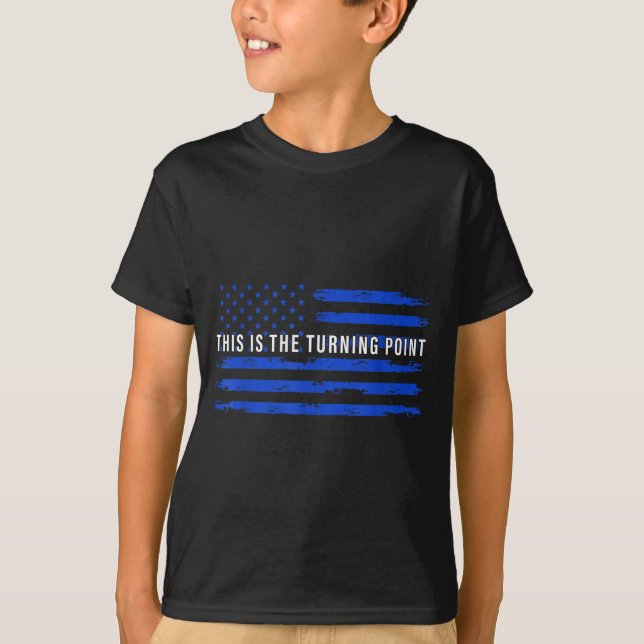 Camiseta This Is The Turning Int Tee Usa Flag For Men Women (Frente)
