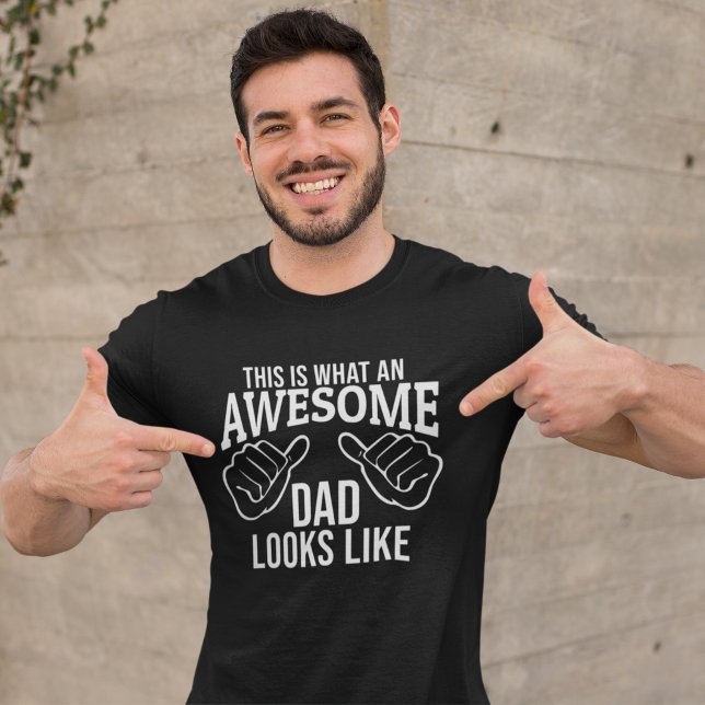 Camiseta This is What an Awesome Dad Looks Like Funny Dad (Criador carregado)