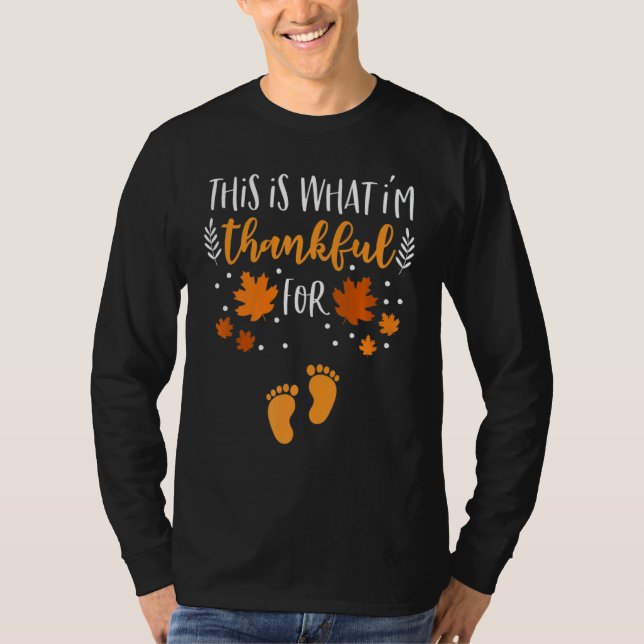 Camiseta This is What I'm Thankful for Thanksgiving Fall Pr (Frente)