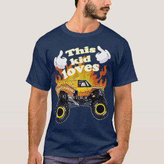 Camiseta This kid loves Earth shaker Monster Truck lovers
