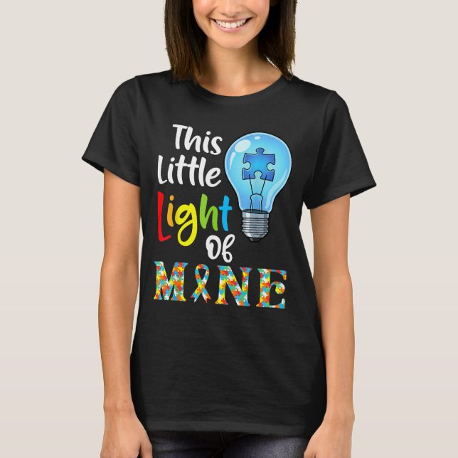Camiseta This Little Light Of Mine Autism Awareness Support (Frente)