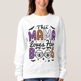 Camiseta This Mama Loves Her Boos Halloween Sweater