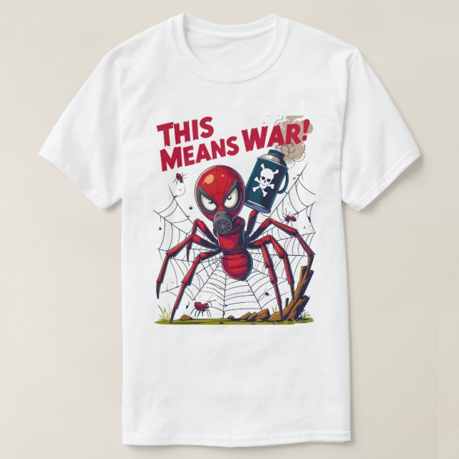 Camiseta This Means War! – Spider’s Revenge (Frente do Design)