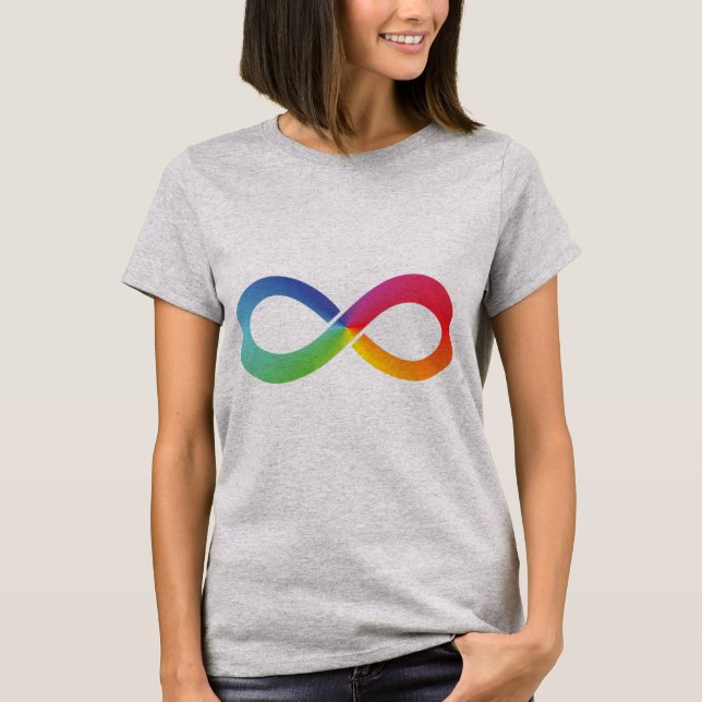 Camiseta This rainbow infinity design can symbolize so many (Frente)
