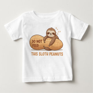 Camiseta This Sloth Can’t Eat Peanuts | Kids Allergy Shirt