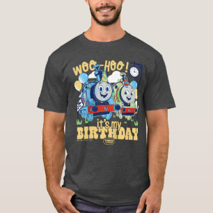 Camiseta Thomas Amigo Thomas e Percy É Meu Aniversário WooH