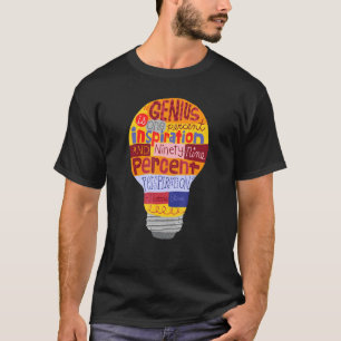 Camiseta Thomas Edison Genius Lightbulb