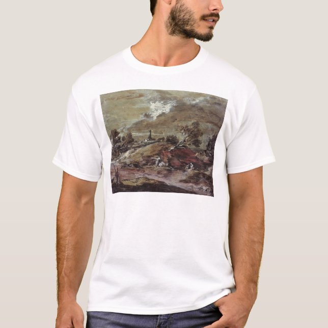 Camiseta Thomas Gainsborough |Landscape: Efeito da (Frente)