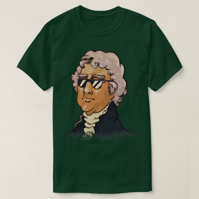 Camiseta Thomas Jefferson (Frente do Design)