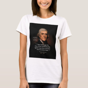 Camiseta Thomas Jefferson por Rembrandt - altar de citações