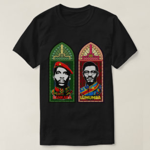 Camiseta Thomas Sankara Patrice Lumumba arte pan-africana