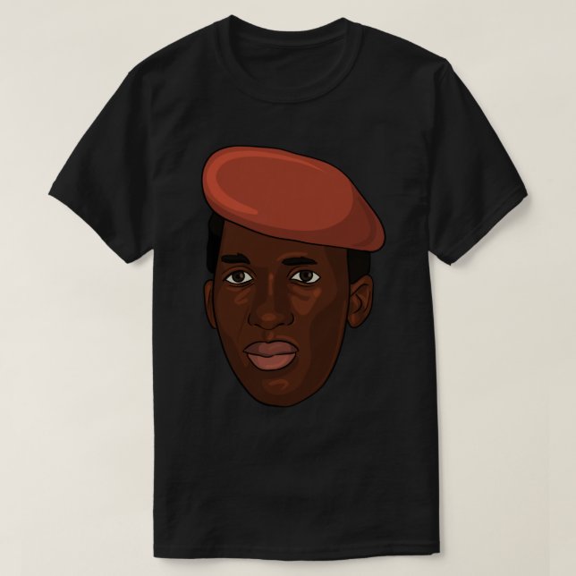 Camiseta Thomas Sankara Sticker (Frente do Design)