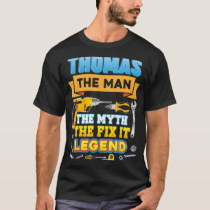 Camiseta Thomas The Man Myx Conserta Legenda Dia Pai Mecha