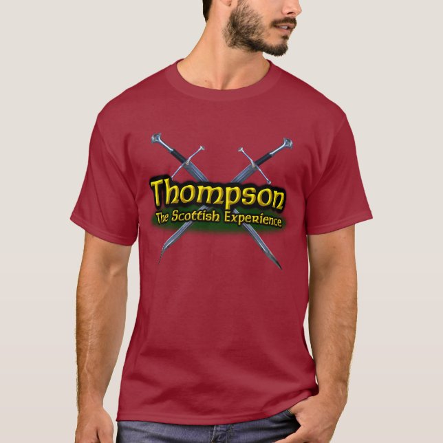 Camiseta Thompson A Experiência Escocesa Clã (Frente)