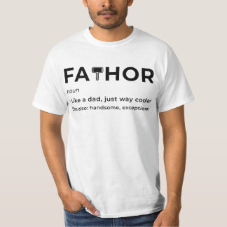 Camiseta Thor como papai herói muito poderoso pai como Pap