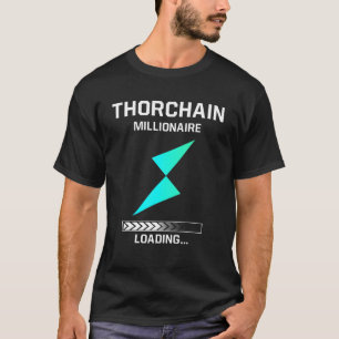 Camiseta Thorchain Token Millionaire Cryptocurrency Hodler