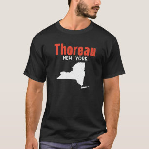 Camiseta Thoreau New York Estados Unidos, América Viagem No