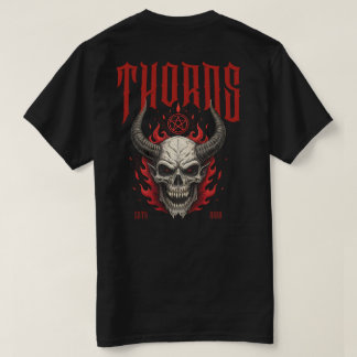 Camiseta Thorns Demon Skull