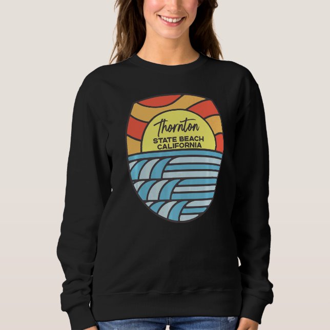 Camiseta Thornton State Beach California Ca Beach Sunset (Frente)