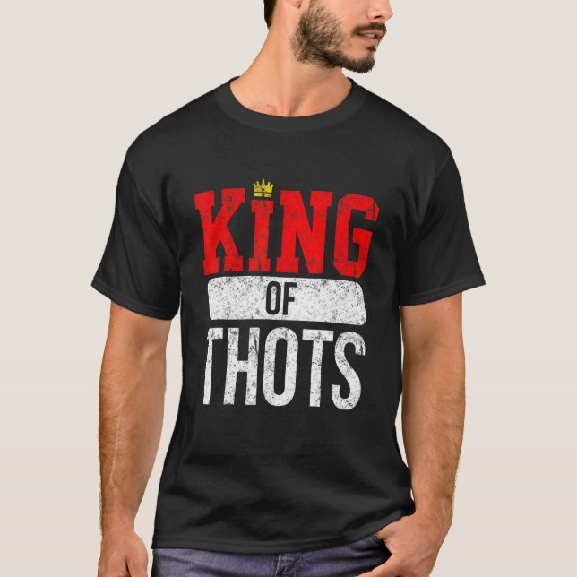 Camiseta Thot Player Thots Single Guy Bro Dating For Him  G (Frente)