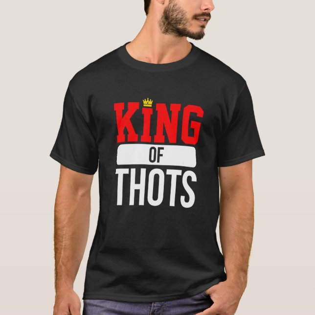 Camiseta Thot Player Thots Single Guy Bro Dating For Him  G (Frente)
