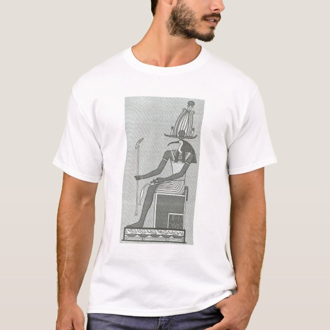 Camiseta Thoth Sentado Em Seu Trono (Frente)