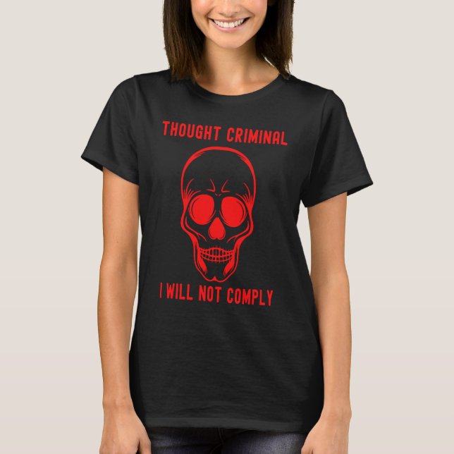 Camiseta Thought Criminal Great Reset Ministry of Truth  2 (Frente)