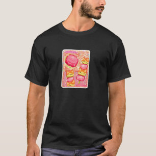 Camiseta Threadless Aidadaism Morango & Gato Mochis Esboço
