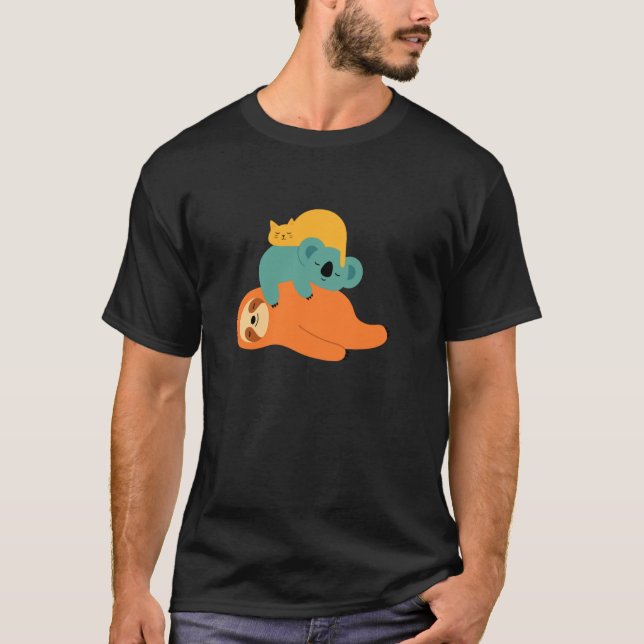 Camiseta Threadless Andy Westface Gráfico Sendo Preguiçoso (Frente)