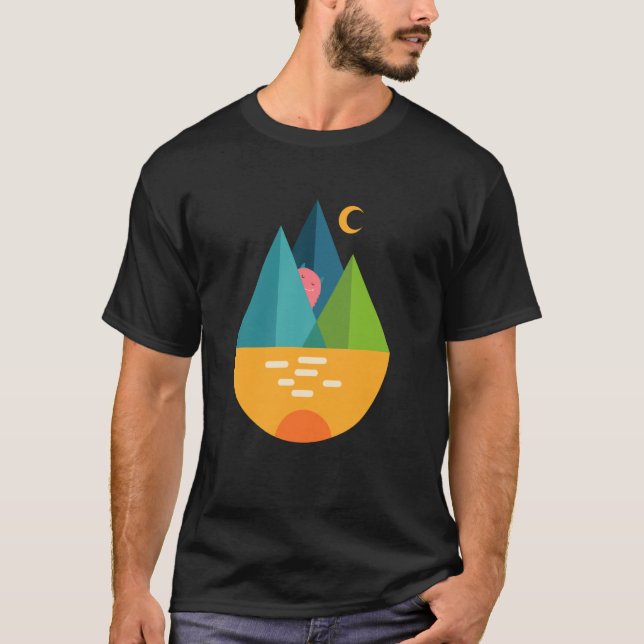 Camiseta Threadless Andy Westface Olá Gráfico (Frente)