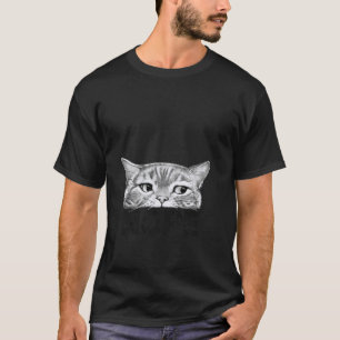 Camiseta Threadless Laura Graves Gato Não Em Branco Gráfico