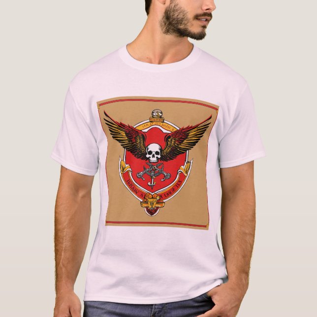Camiseta Threads assombrados: experimente o terror (Frente)