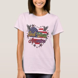 Camiseta Threads da Liberdade: Bold American Pride Impressõ