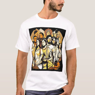 Camiseta Threads de Unidade: Celebrar Diversidade e Inclusã