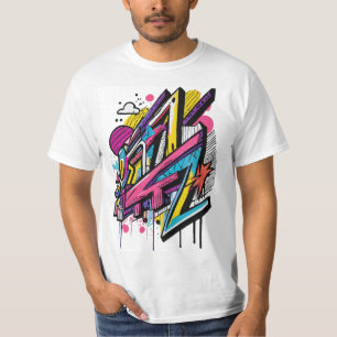 Camiseta Threads do grafite: Declarações de Estilo Urbano