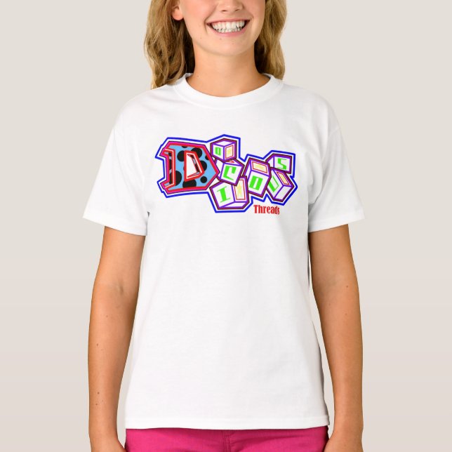 Camiseta Threads dociosos (Frente)