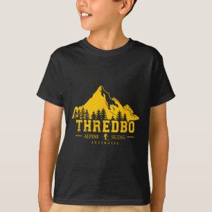 Camiseta Thredbo Snowy Mounts Austrália Ski Resort Souve