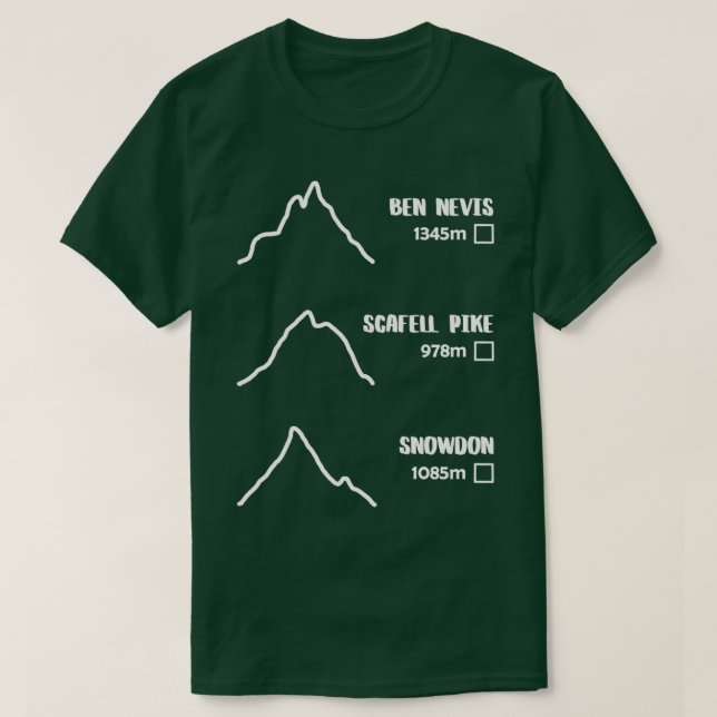 Camiseta Three Peaks Challenge TickOff (Frente do Design)