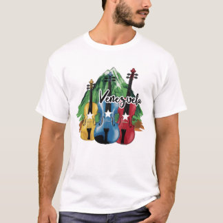 Camiseta three Venezuelan violins