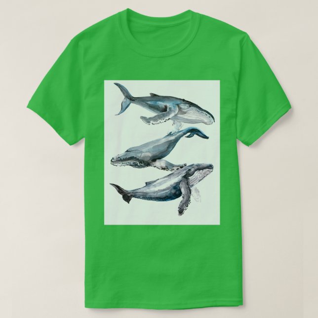 Camiseta Three Whales (Frente do Design)